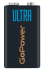 Батарейка GoPower ULTRA Крона 6LR61 BL1 Alkaline 9V 